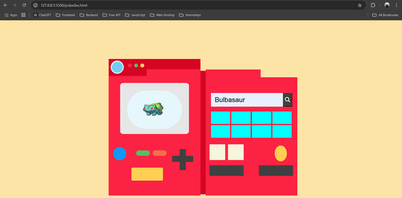 Pokedex - PokéAPI Project